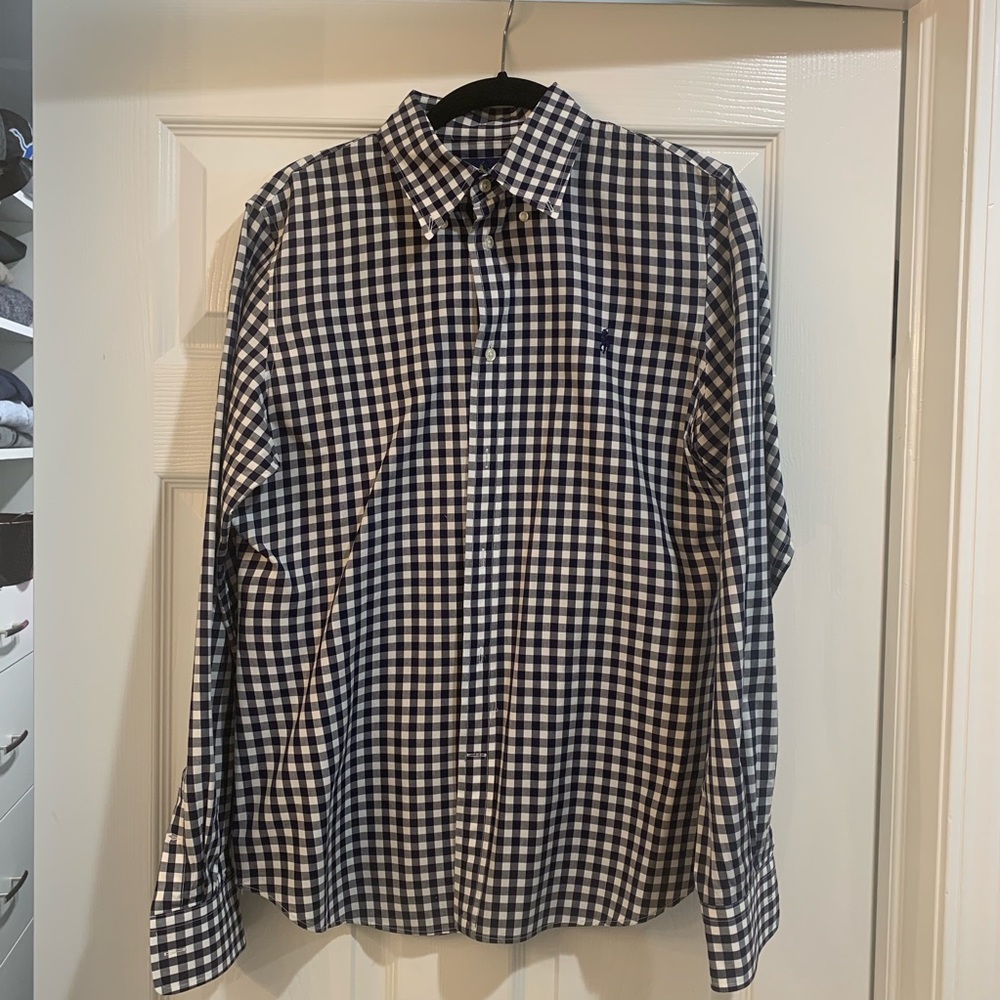 Ralph Lauren Slim Fit Boys Size Lg Button Up